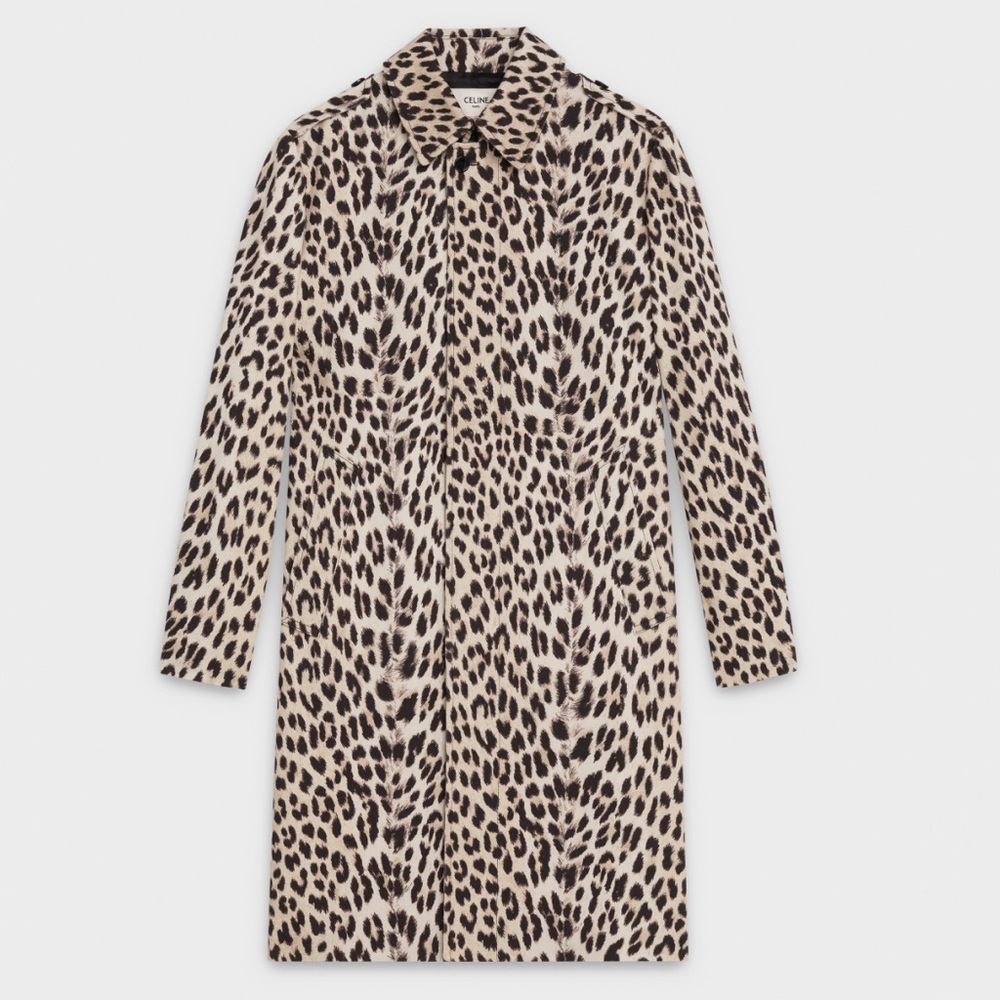 Celine MAC Leopard trench coat